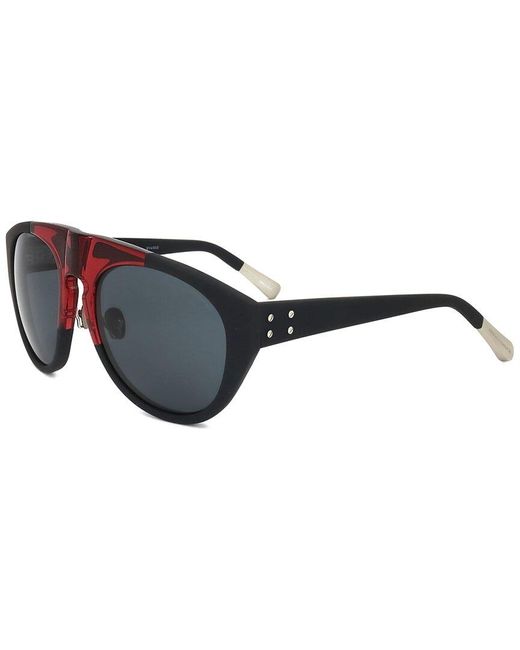 Linda Farrow Black Kris Van Assche By Linda Farrow Kva35 56Mm Sunglasses for men