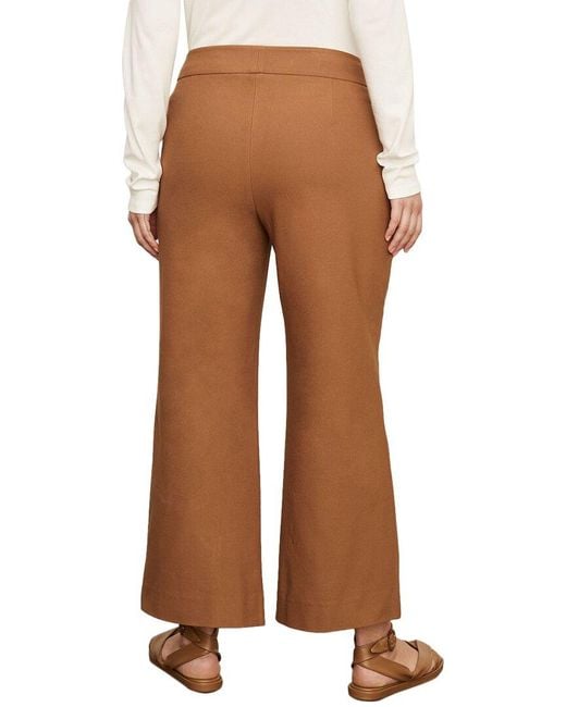 Vince Brown Kick Flare Crop Pant
