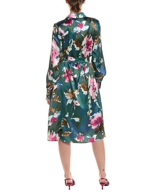 Maison Tara Blue Midi Dress
