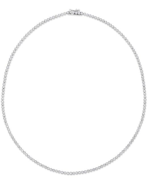 Sabrina Designs Multicolor 14K 3.15 Ct. Tw. Diamond Tennis Necklace