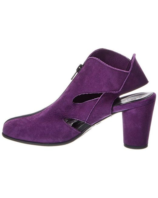 Arche Purple Klomya Leather Heel