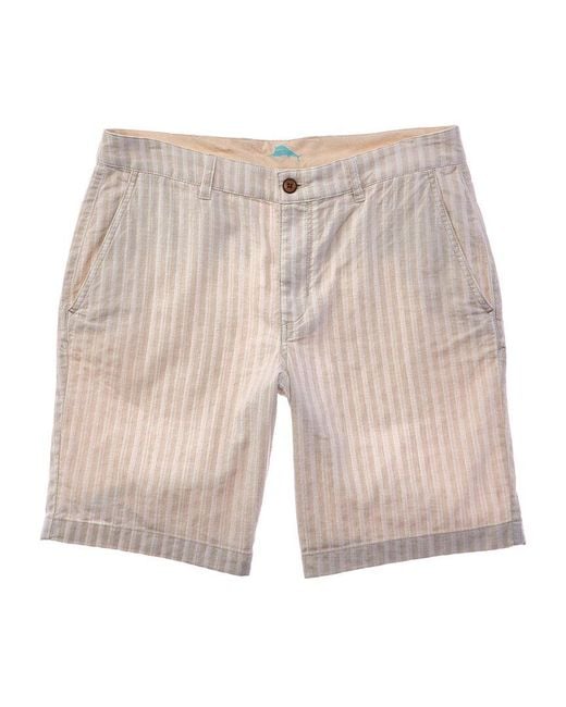 Tommy Bahama Natural Sand Stripes Linen-Blend Short for men