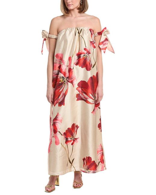 Hutch Red Iris Dress