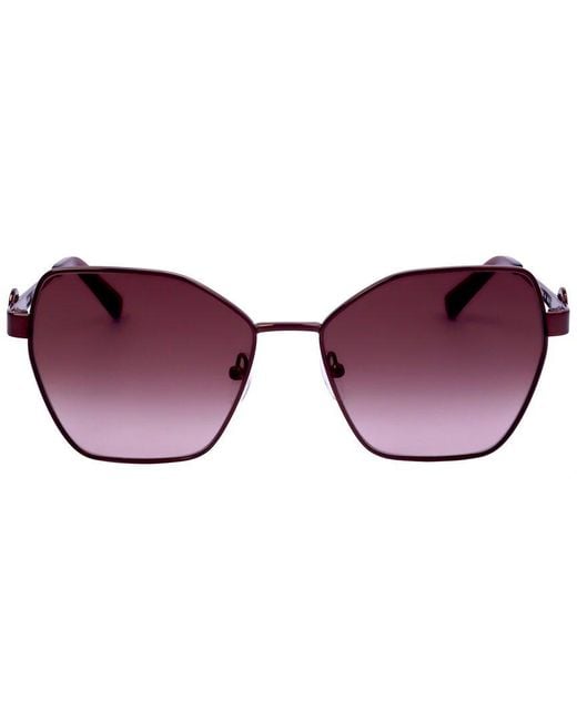 Longchamp Purple 58Mm Sunglasses
