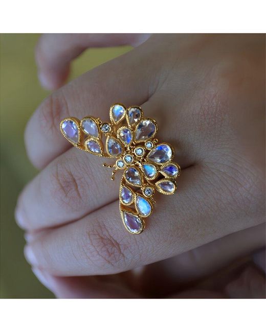 Nina Zhou Jewelry Metallic 14K 2.60 Ct. Tw. Lab-Grown Diamond Cocktail Ring