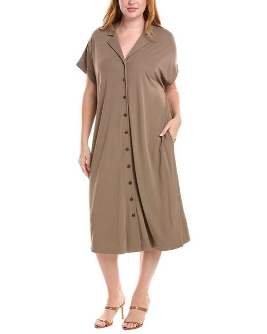Lafayette 148 New York Natural Plus Notch Duster