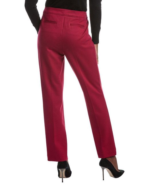 Anne Klein Red Bootleg Collection Pant