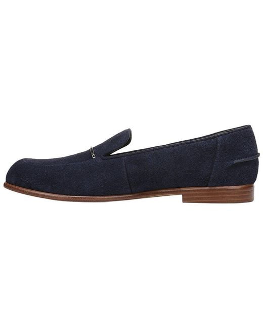 Franco Sarto Blue L-Mirabelle Suede Loafer