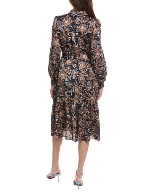 Julia Jordan Brown Midi Dress