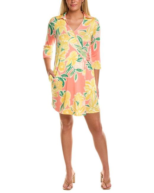 Stella Parker Yellow Collared Dress