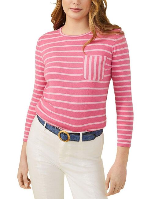 J.McLaughlin Red Piper Sweater