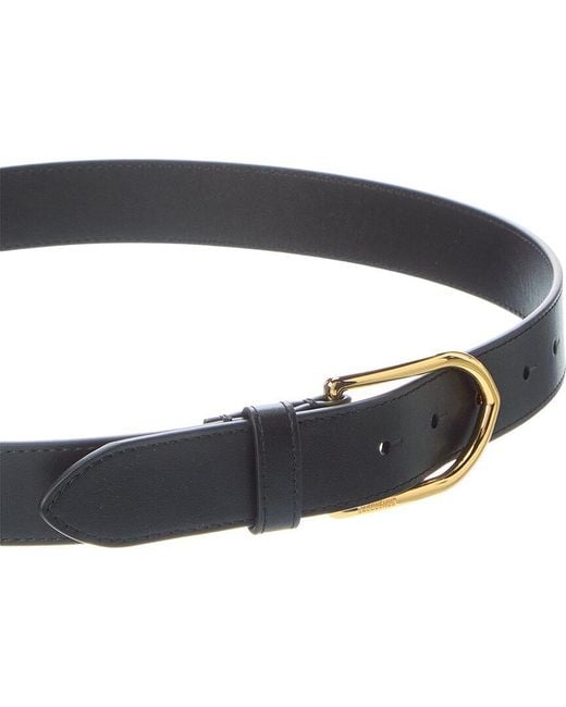 Jacquemus Blue Bambino Leather Belt