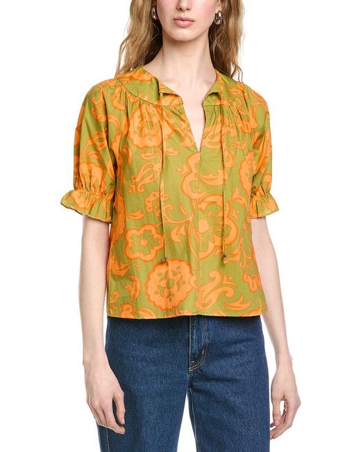 FLORA BEA NYC Yellow Canyon Top