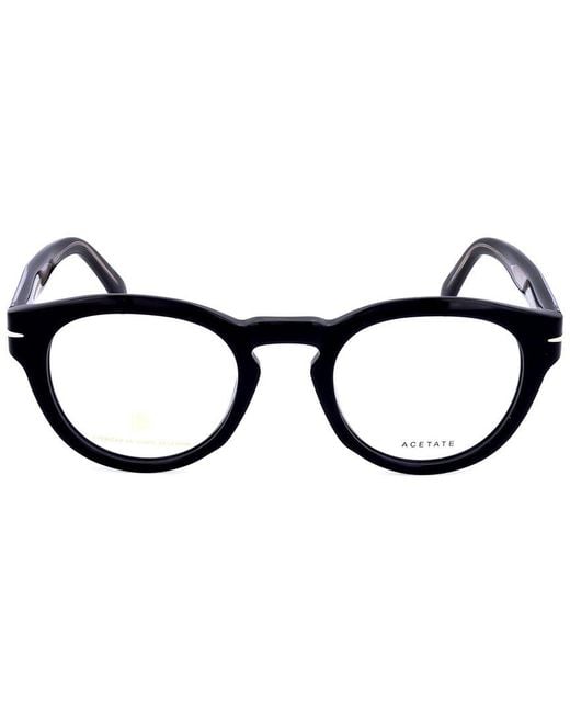 David Beckham Black 48Mm Optical Frames for men