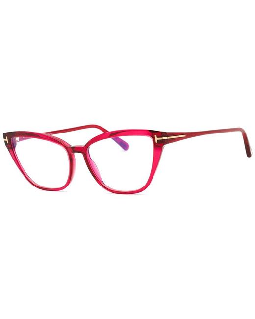 Tom Ford Red Ft5825-B 55Mm Optical Frames