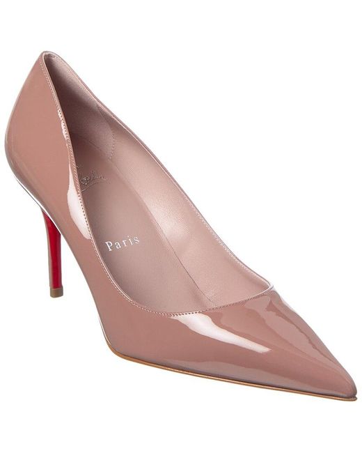 Christian Louboutin Pink Miss Z 80 Patent Pump