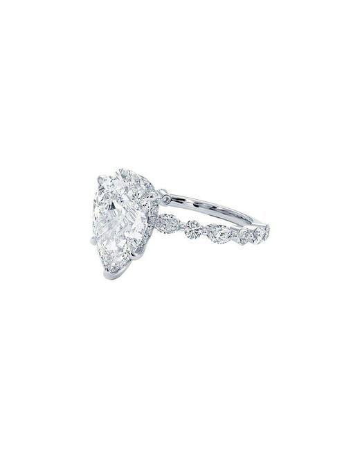 Lab Grown Diamonds White 14K 3.00 Ct. Tw. Lab-Grown Diamond Ring