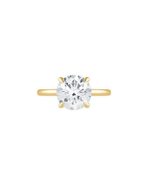 Lab Grown Diamonds White 14K 3.00 Ct. Tw. Lab-Grown Diamond Solitaire Ring