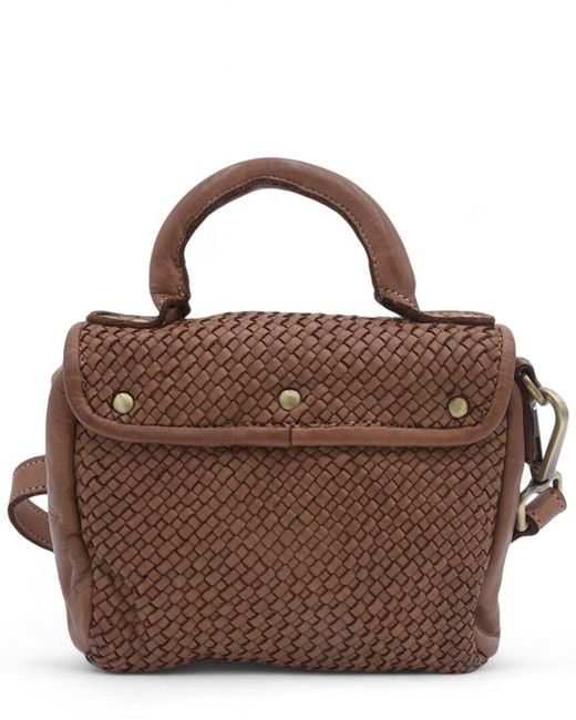 Bolsa Nova Brown Leather Lily Mini Bag