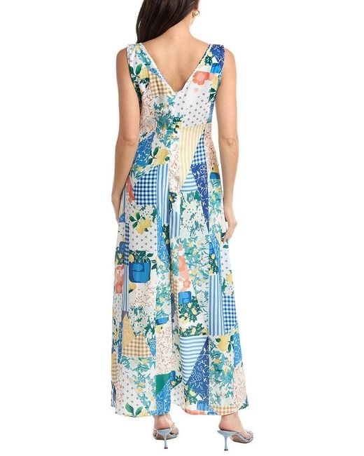 JLuxe Blue Sleeveless Maxi Dress