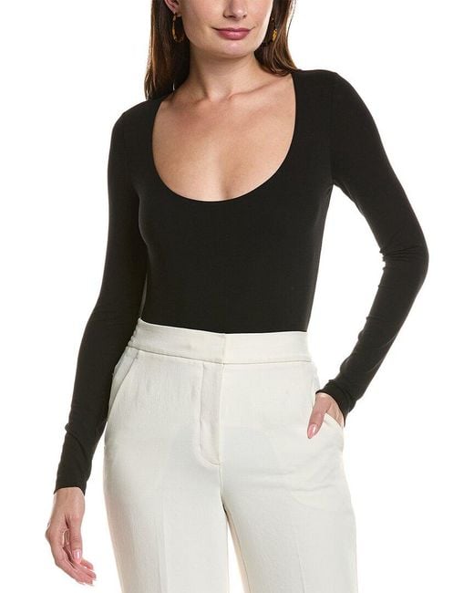 Michael Kors Black Jersey Bodysuit