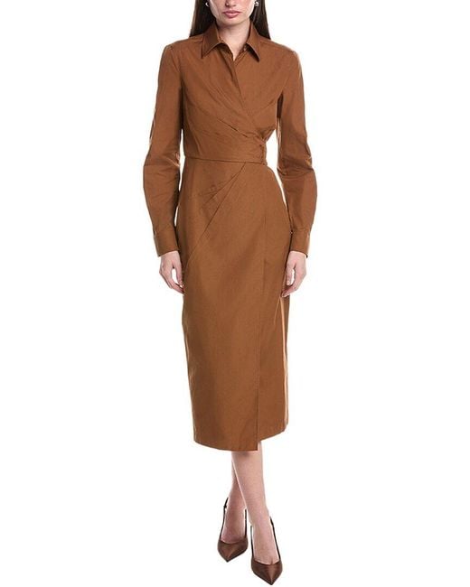 Max Mara Brown Sheath Dress