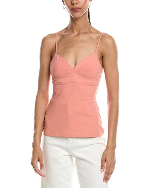 Susana Monaco Red Sweetheart String Top