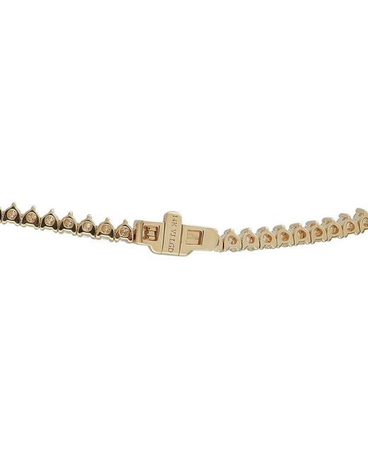 Lab Grown Diamonds Metallic 14K 7.25 Ct. Tw. Lab-Grown Diamond Tennis Necklace