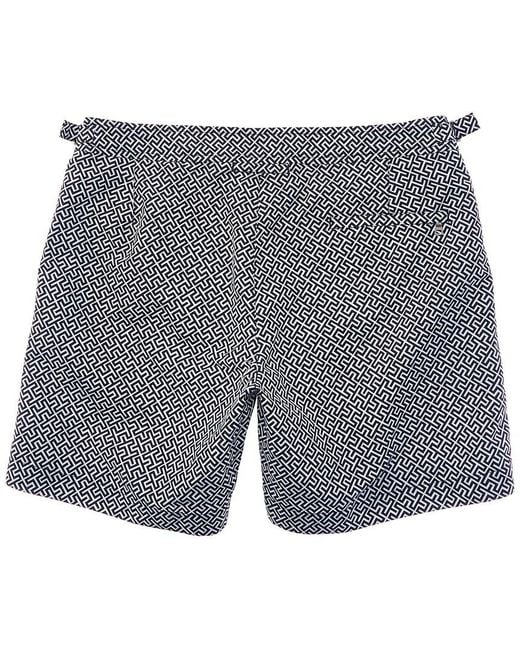Orlebar Brown Gray Swim Trunk for men