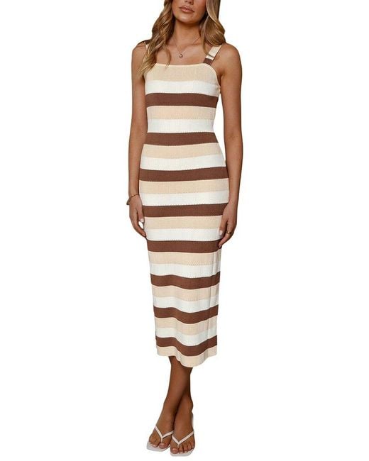ENJOY PETRA White Midi Dress