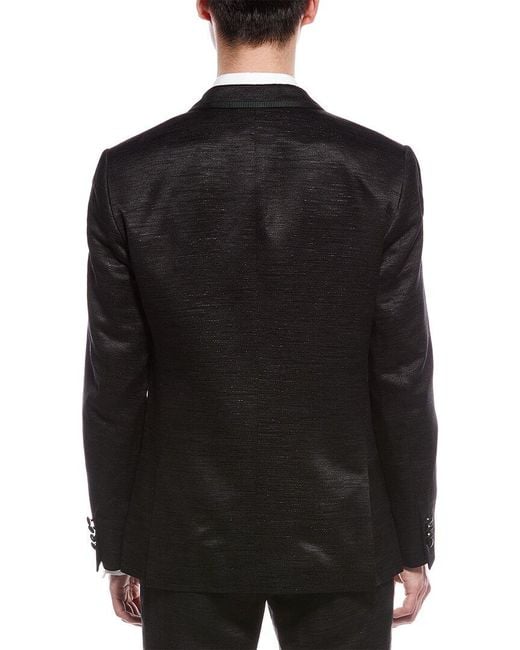 Paisley & Gray Black Grosvenor Slim Jacket for men