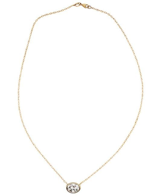 Prince Diamond & Jewelry Metallic 14K 2.50 Ct. Tw. Lab-Grown Diamond Stackable Pendant