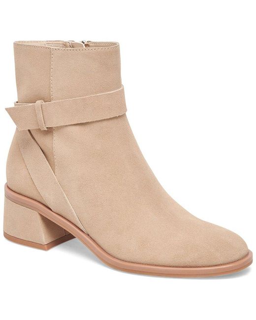 Dolce Vita Natural Lilah Suede Bootie