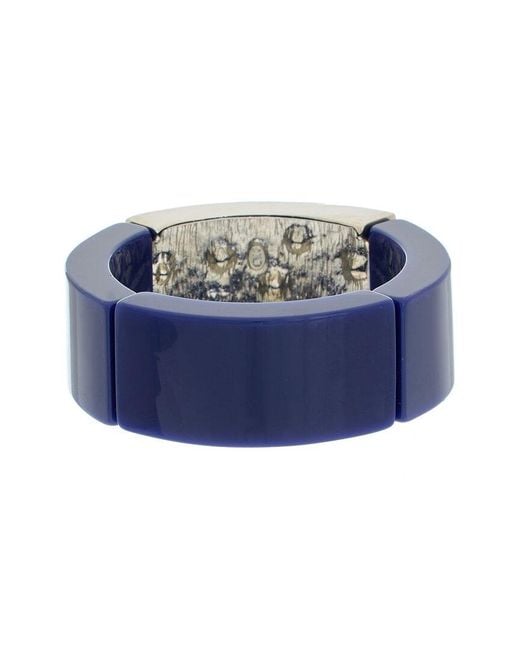 Kenneth Jay Lane Blue Stretch Bracelet