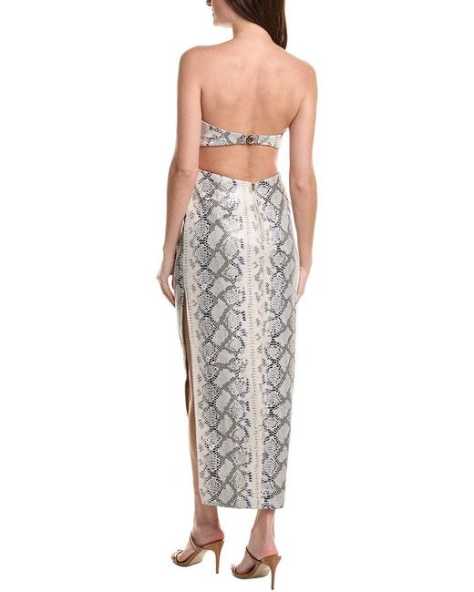 Studio Lexi White Deka Midi Dress