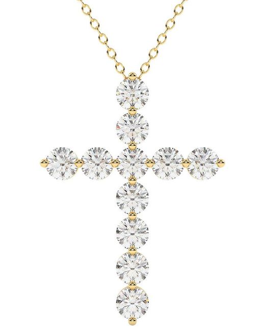 Diamond Select Cuts White 14K 1.00 Ct. Tw. Diamond Pendant Necklace