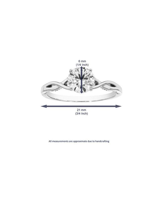 Amairah White 14K 0.88 Ct. Tw. Lab-Grown Diamond Ring