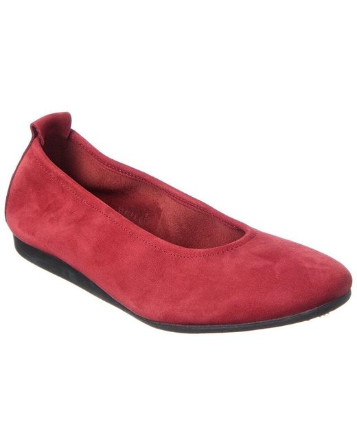 Arche Red Laius Leather Flat