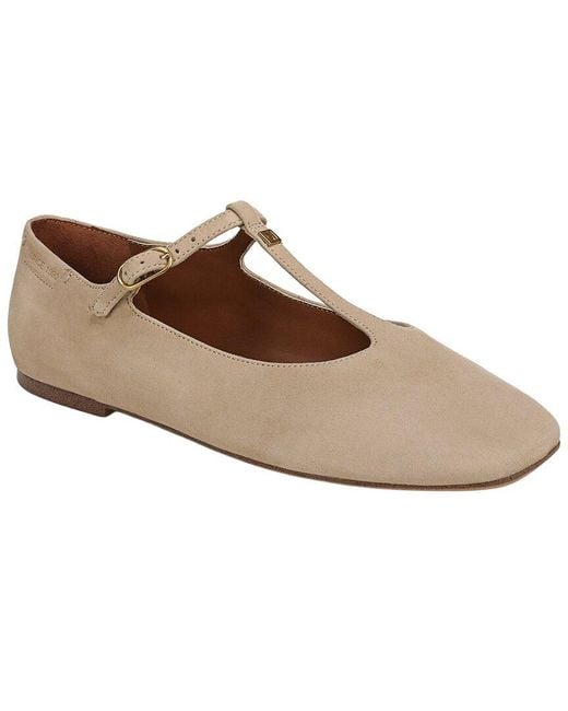 Franco Sarto White L-Marylee Suede Mary Jane