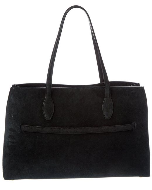 Totême  Black Lounge Suede Tote