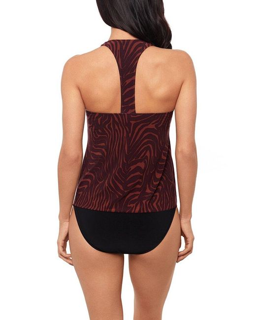 Magicsuitr Blue Zabra Taylor Tankini