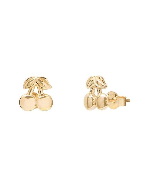 Gabi Rielle Metallic Femme Felling 14K Over Post Earrings