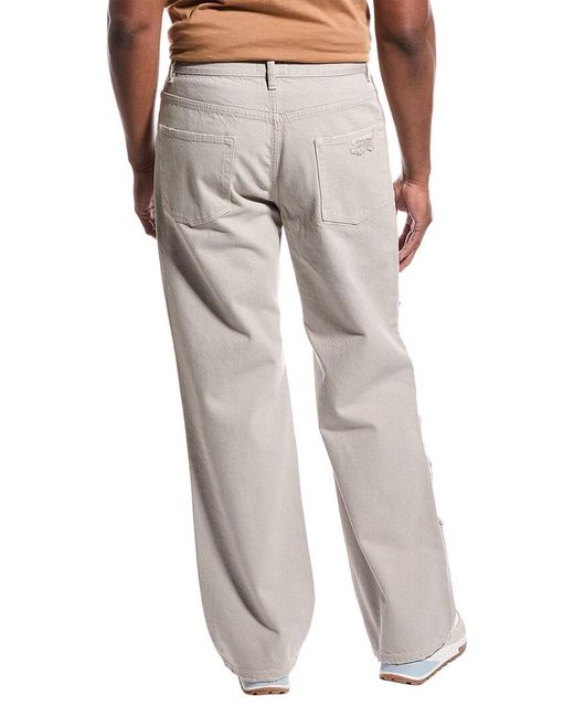 FRAME Gray Extra Wide Leg Smoke Grey Jean for men