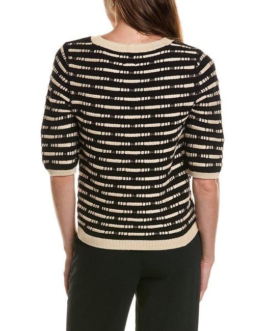 NIC+ZOE Black Atelier Sweater