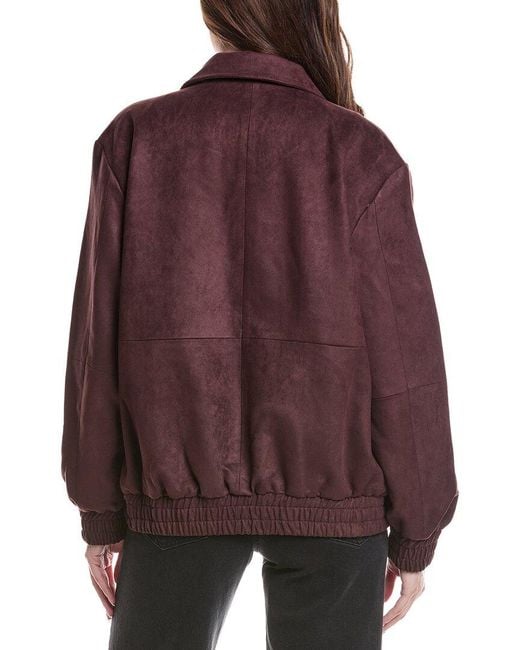Endless Rose Brown Faux Suede Work Jacket