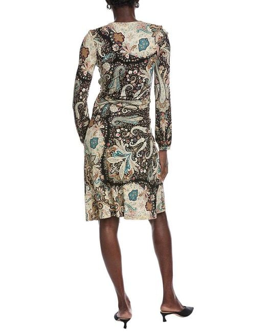 Etro Black Wrap Dress