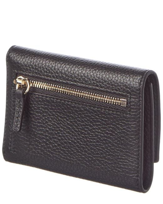 Bally Gray Leather Card Case