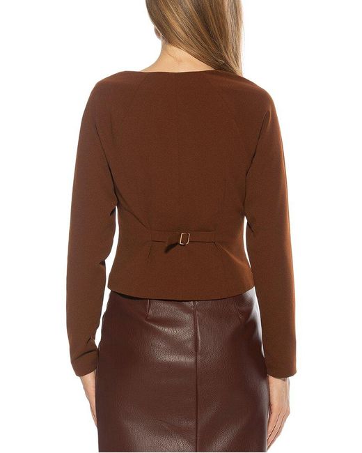 Alexia Admor Brown Delyra Cardigan