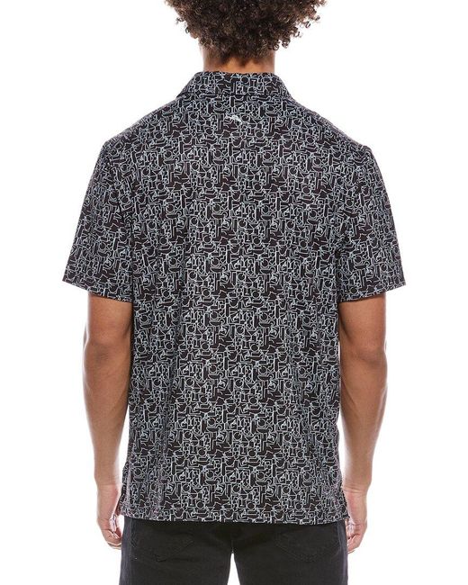 Tommy Bahama Gray Party Mixer Islandzone Polo Shirt for men
