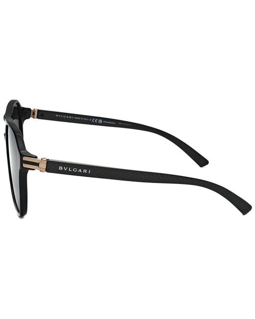 BVLGARI Black Bv7034 57Mm Sunglasses for men